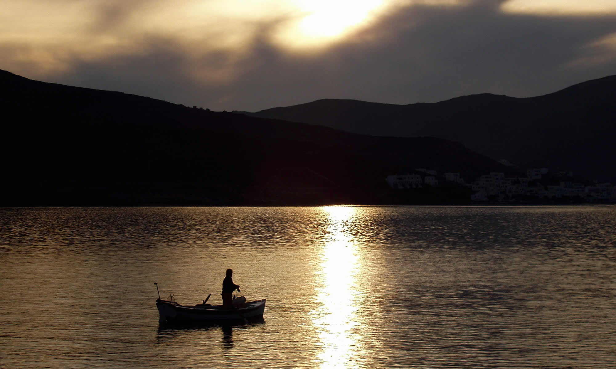 Sunset at Panormos bay, Tinos, Cyclades